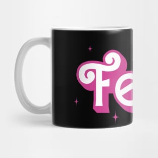 feral girl summer retro Mug